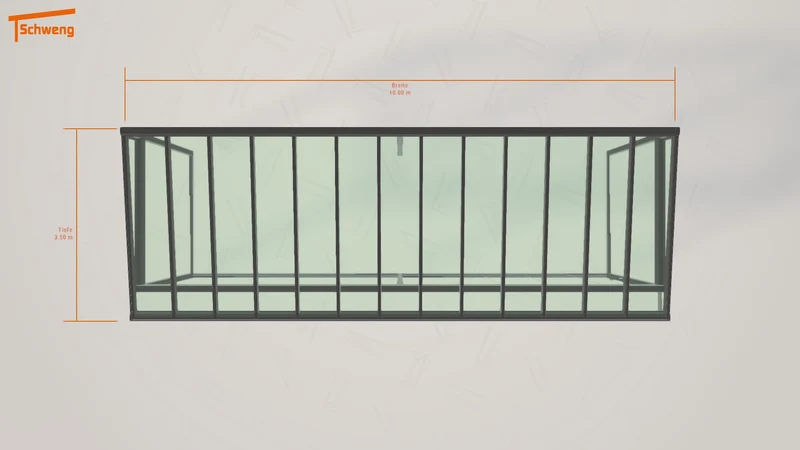 #DE Schweng Terrassenüberdachung S400 (ID qd9wjk)