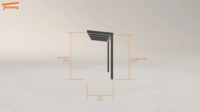 #DE Schweng Terrassenüberdachung S350 (ID 85j29w)