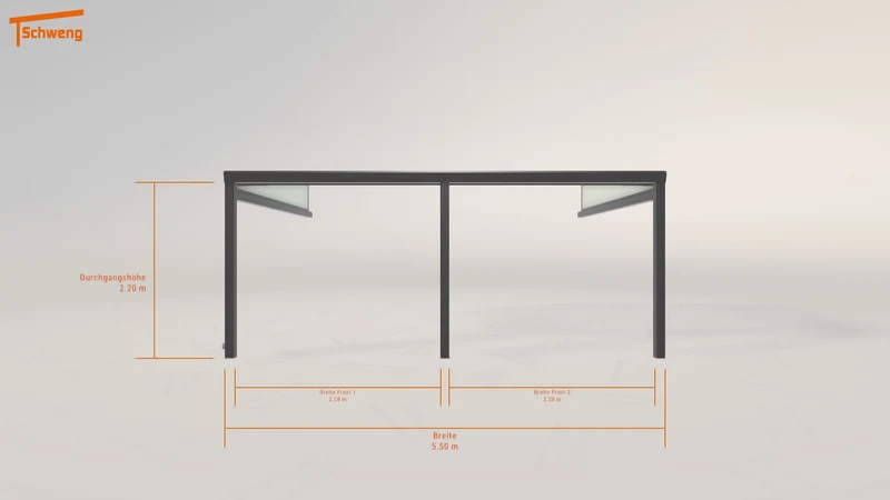 #DE Schweng Terrassenüberdachung S400 (ID jjg4pq)