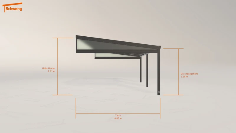 #DE Schweng Terrassenüberdachung S400 (ID jjg4pq)