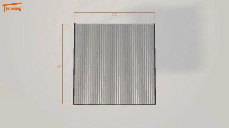 #DE Schweng Flachdachcarport C600+ (ID pbv757) #MTG