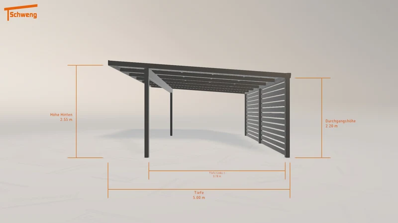 #DE Schweng Pultdachcarport S400 (ID qd9x7g) #MTG