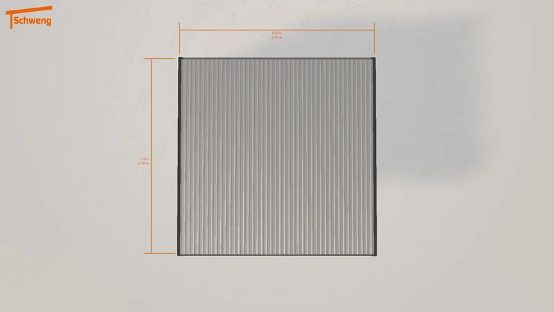 #DE Schweng Flachdachcarport C600 (ID rjy84g) #MTG