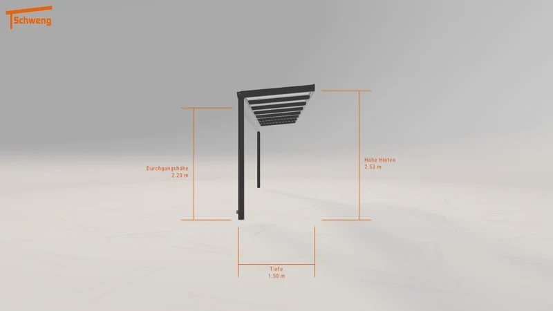#DE Schweng Terrassenüberdachung S350 (ID 33y5d3)