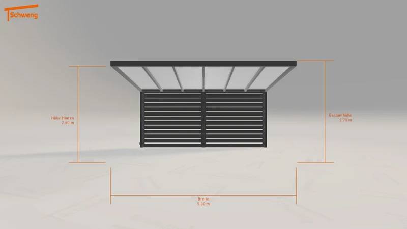 #DE Schweng Pultdachcarport S350 (ID bkd5m3)