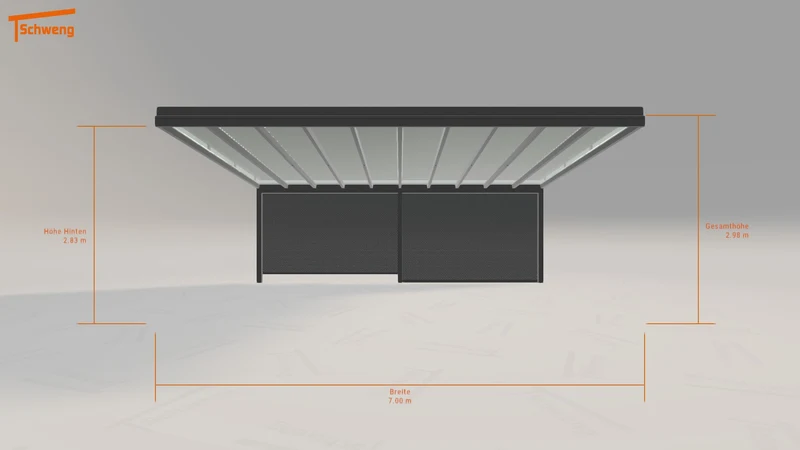 #DE Schweng Terrassenüberdachung S400 (ID ygzw9k)