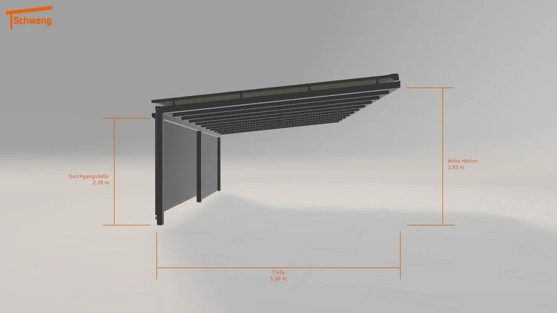 #DE Schweng Terrassenüberdachung S400 (ID ygzw9k)