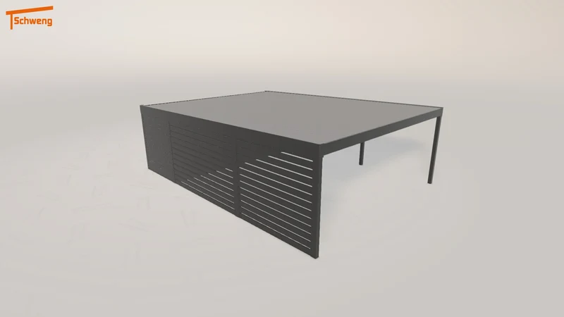 #DE Schweng Flachdachcarport C600 (ID 33yk3w) #MTG