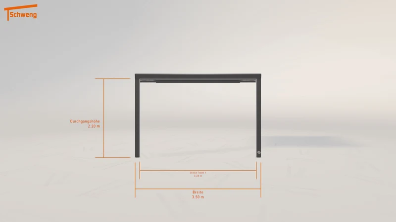 #DE Schweng Terrassenüberdachung S400 (ID 5m7dqz)