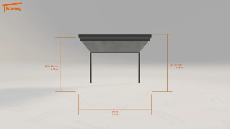 #DE Schweng Terrassenüberdachung S400 (ID 5m7dqz)