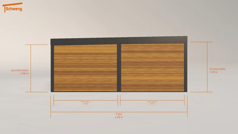#DE Schweng Flachdachcarport C600+ (ID 5m7z3w) #MTG
