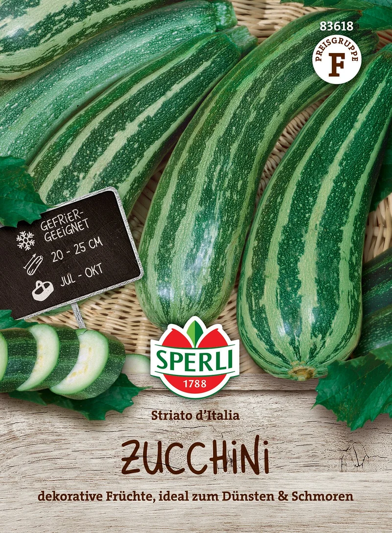 SPERLI Zucchini-Samen 'Striato d’Italia'