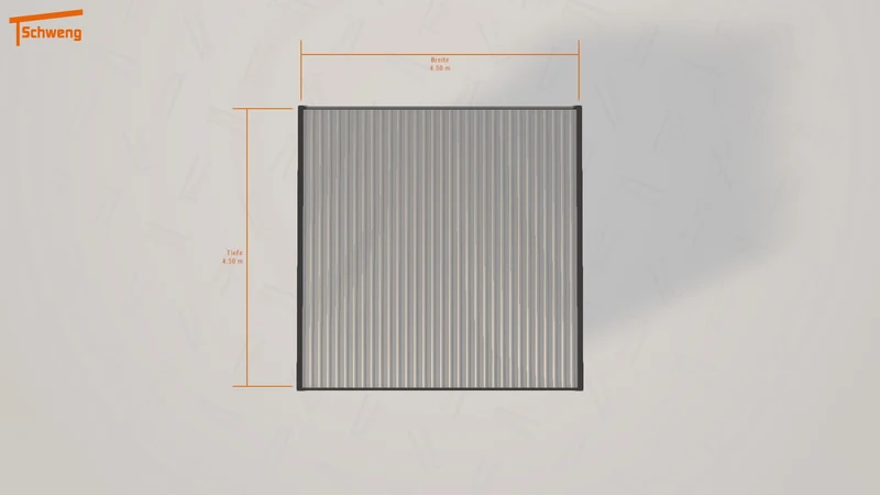 #DE Schweng Flachdachcarport C600 (ID 77253q) #MTG