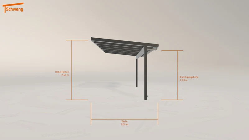 #DE Schweng Terrassenüberdachung S350 (ID v42jmx)