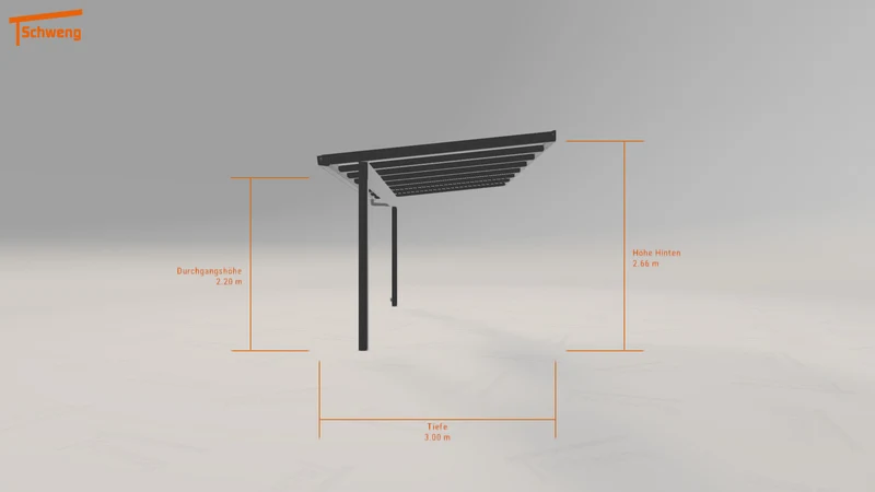 #DE Schweng Terrassenüberdachung S350 (ID v42jmx)