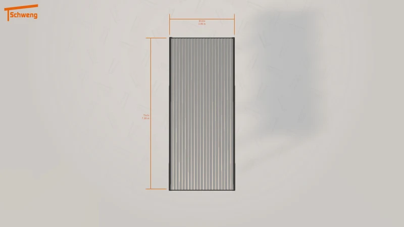 #DE Schweng Flachdachcarport C600 (ID 33y78p)