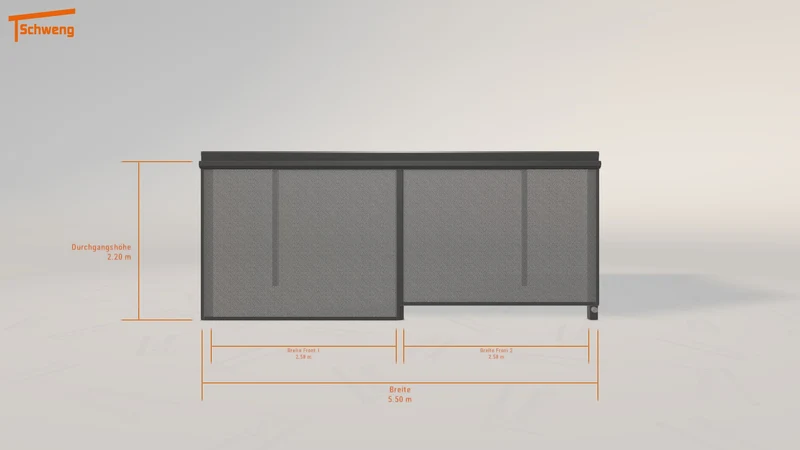#DE Schweng Terrassenüberdachung S400 (ID ygz9dp)