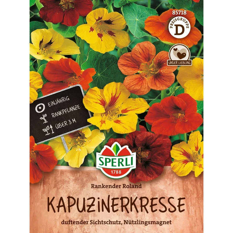 SPERLI Kapuzinerkresse-Samen 'Rankender Roland'