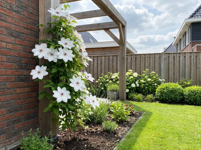 Clematis 'Miss Bateman'