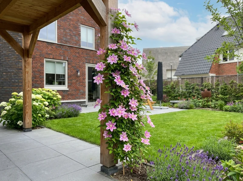 Kletterpflanze Clematis Piilu (Cushionvine)