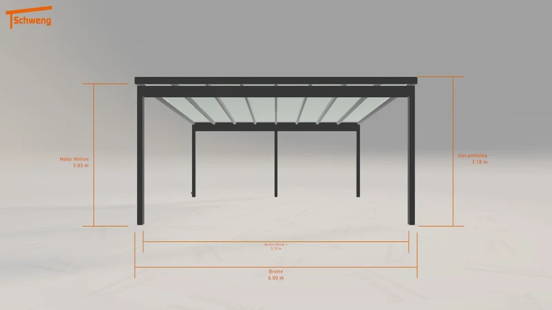 #AT Schweng Pultdachcarport S400 (ID 33yykx) #MTG