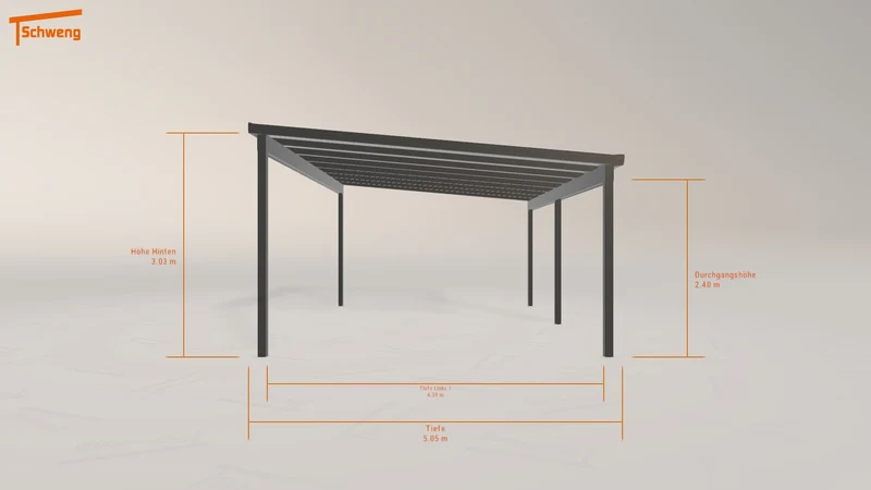 #AT Schweng Pultdachcarport S400 (ID 33yykx) #MTG