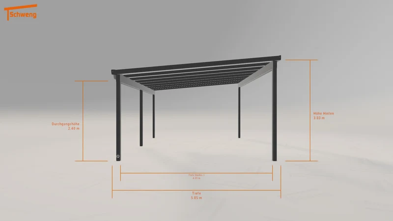 #AT Schweng Pultdachcarport S400 (ID 33yykx) #MTG