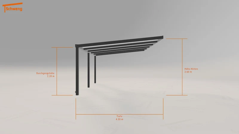 #DE Schweng Terrassenüberdachung S400 (ID x7zz3d)