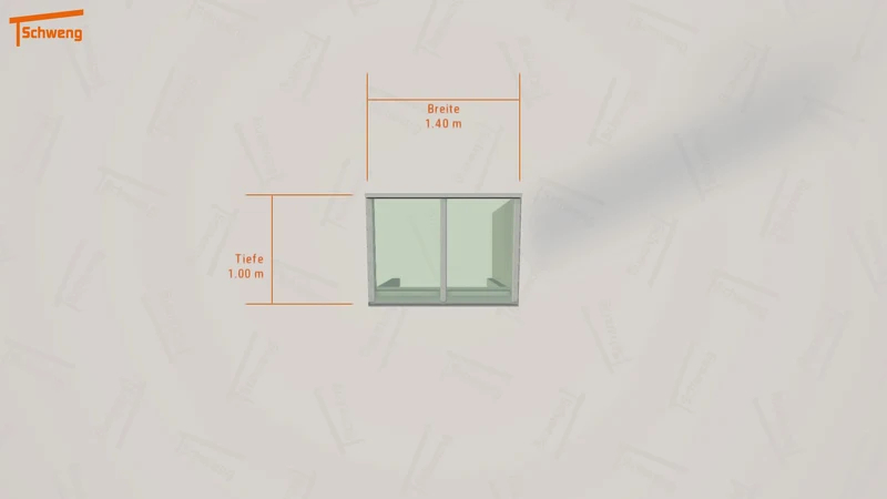 #DE Schweng Terrassenüberdachung S350 (ID 77229p)