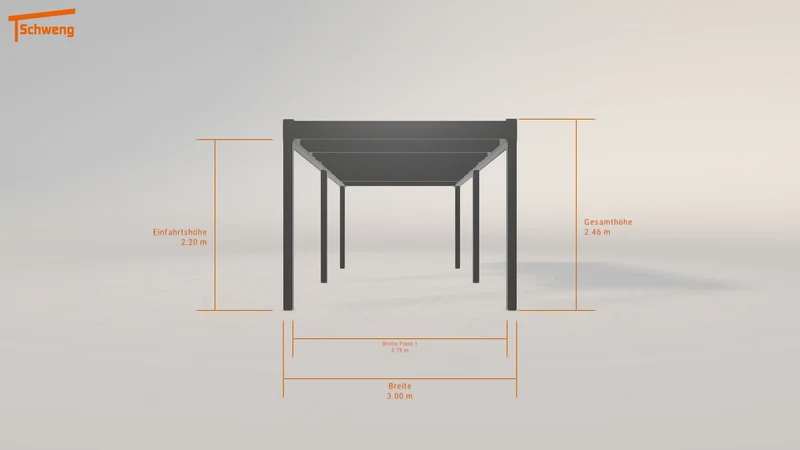 #DE Schweng Flachdachcarport C600 (ID w3jj7z) #MTG
