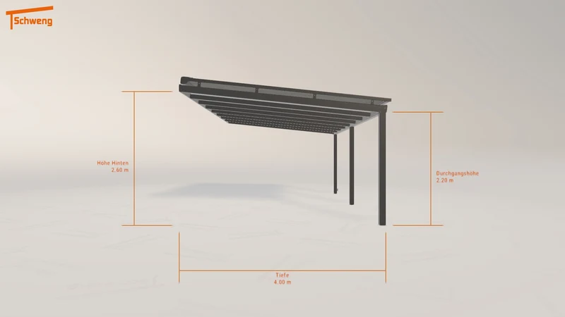 #DE Schweng Terrassenüberdachung S400 (ID mjv3pw)