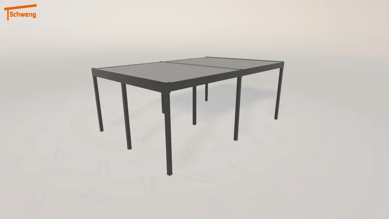 #DE Schweng Flachdachcarport C600+ (ID x7zkzb)