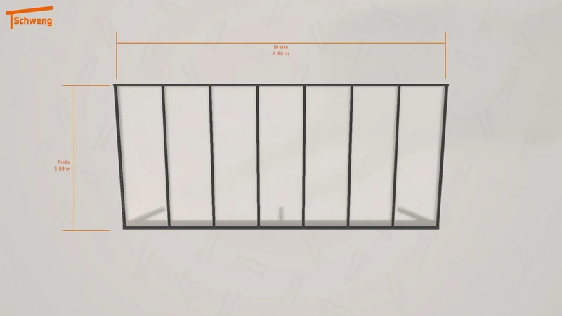 #DE Schweng Pultdachcarport S350 (ID 5m7grk)