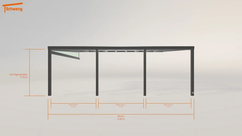 #DE Schweng Terrassenüberdachung S400 (ID ygzny7)