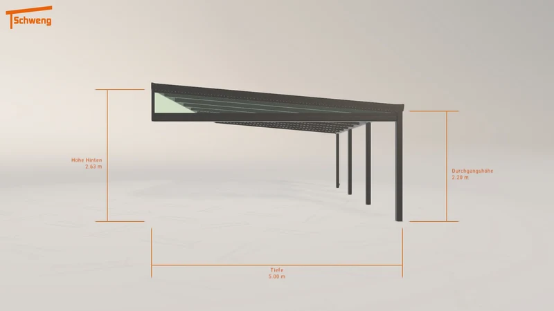 #DE Schweng Terrassenüberdachung S400 (ID ygzny7)