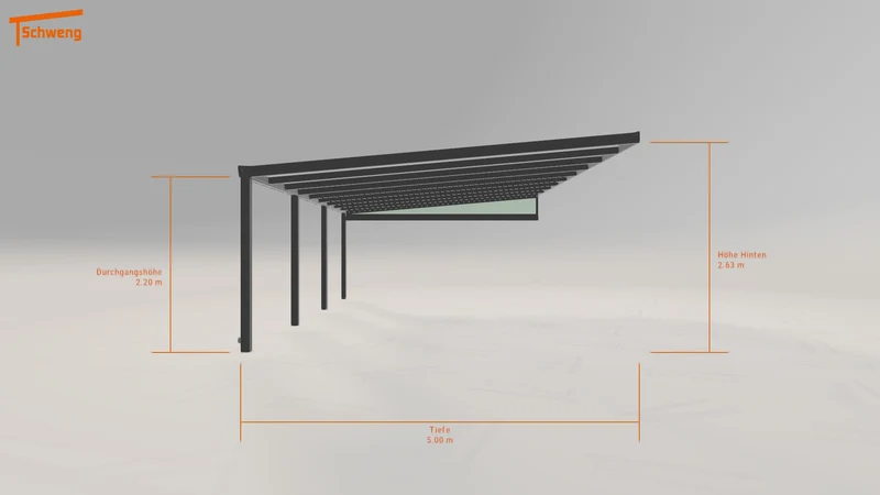 #DE Schweng Terrassenüberdachung S400 (ID ygzny7)