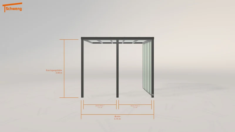 #DE Schweng Terrassenüberdachung S350 (ID ygznm7)