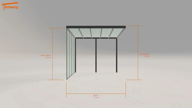 #DE Schweng Terrassenüberdachung S350 (ID ygznm7)