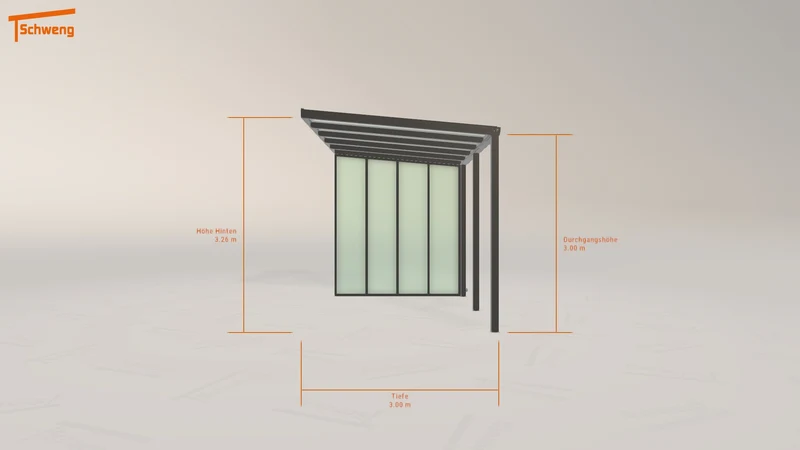 #DE Schweng Terrassenüberdachung S350 (ID ygznm7)