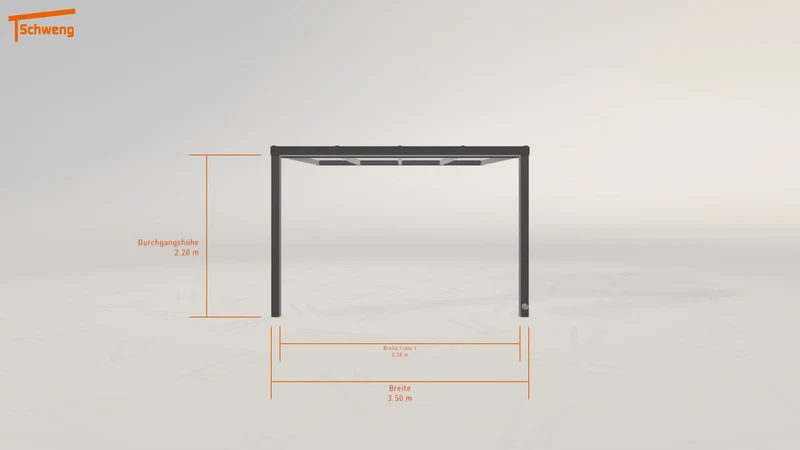 #DE Schweng Terrassenüberdachung S350 (ID bkd4yp)