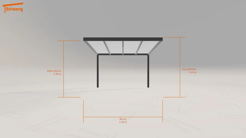 #DE Schweng Terrassenüberdachung S350 (ID bkd4yp)