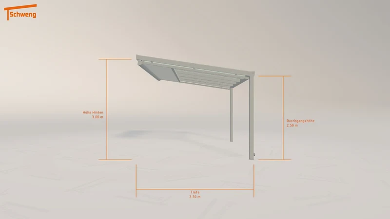 #DE Schweng Terrassenüberdachung S400 (ID w3jbvr)