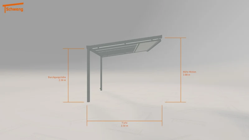 #DE Schweng Terrassenüberdachung S400 (ID w3jbvr)