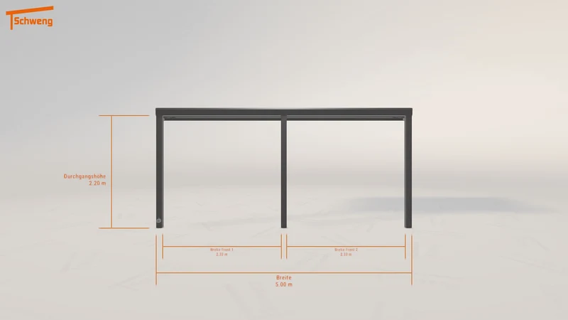 #DE Schweng Terrassenüberdachung S400 (ID jjgb4y)