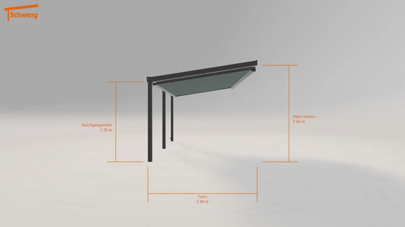 #DE Schweng Terrassenüberdachung S400 (ID jjgb4y)