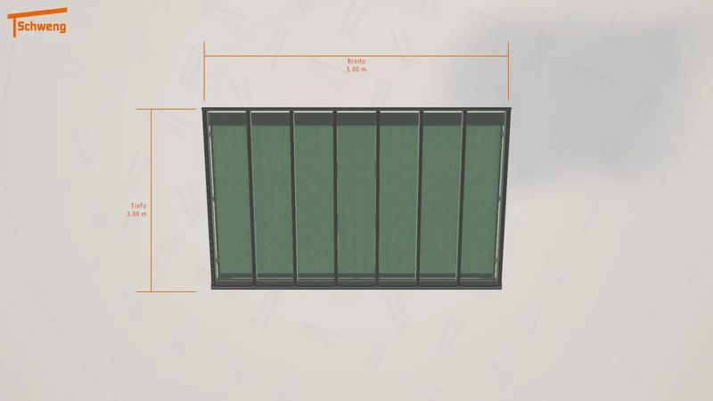 #DE Schweng Terrassenüberdachung S400 (ID jjgb4y)
