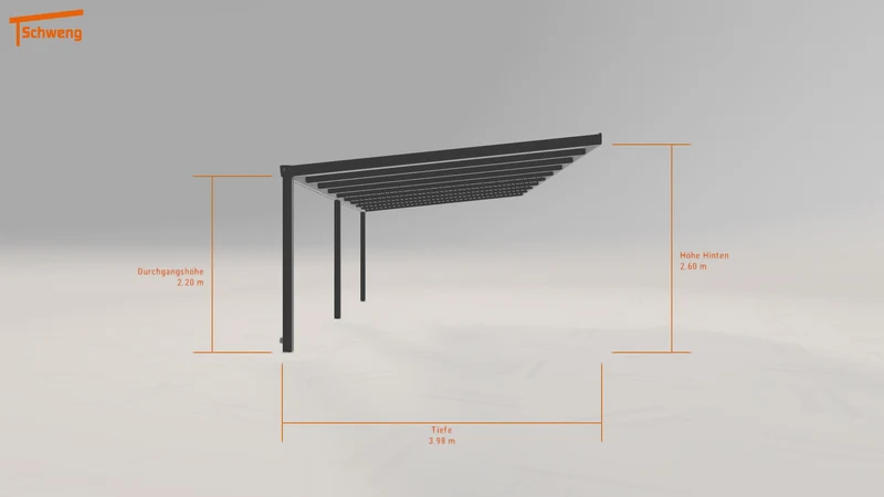 #DE Schweng Terrassenüberdachung S400 (ID 85jdwn)