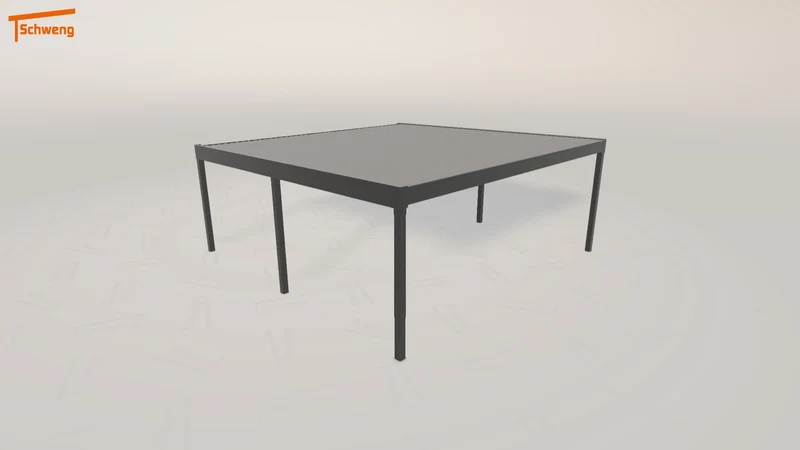 #DE Schweng Flachdachcarport C600 (ID 9wrnmp)