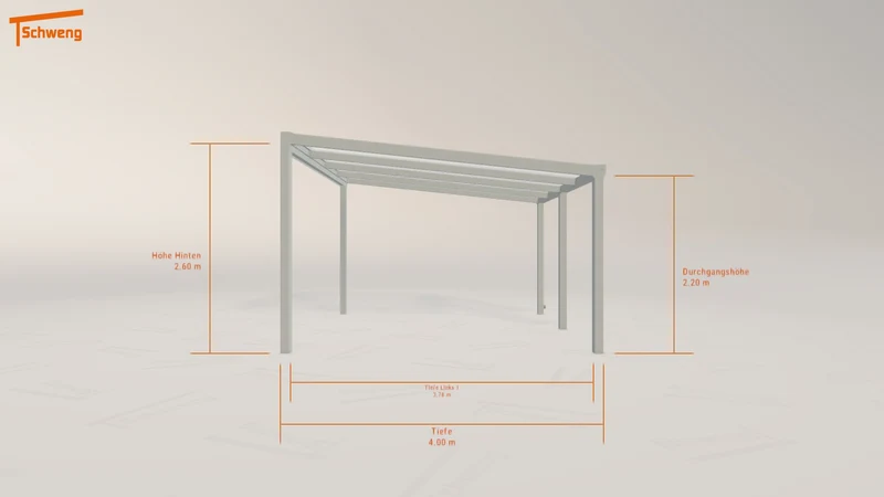 #DE Schweng Terrassenüberdachung S400 (ID n5v7j4)