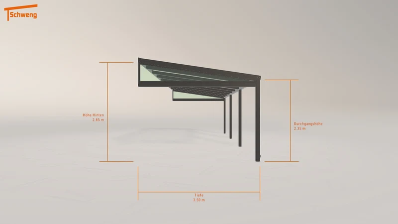 #DE Schweng Terrassenüberdachung S350 (ID zb3jq5)